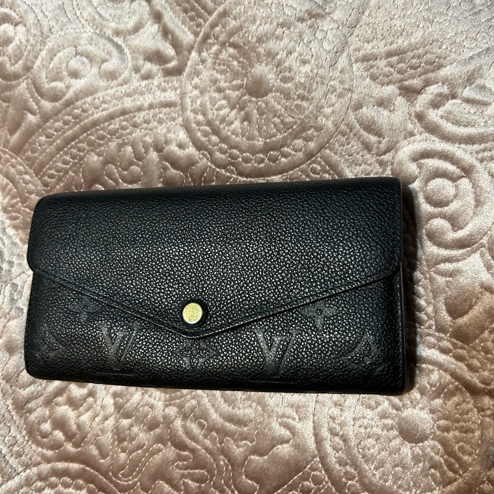 Louis Vuitton Sarah Wallet Empreinte Noir